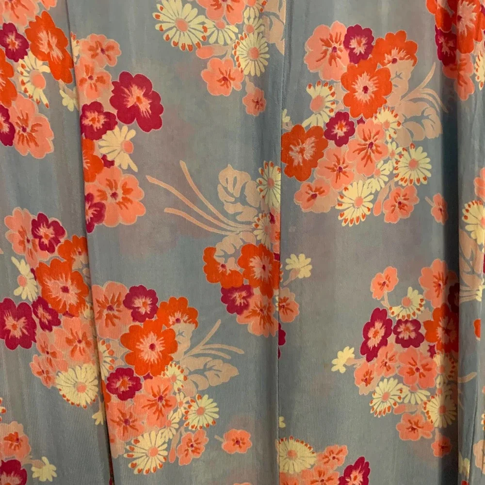 Floral Cottage‎ Core Style A-Line Maxi Skirt
